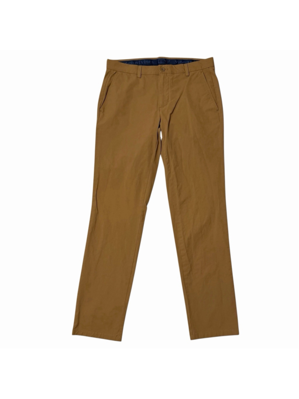 Vineyard Vines OTG Pant Men 33x32 Tan Stretch Performance Chino 5 Pocket LKNEW